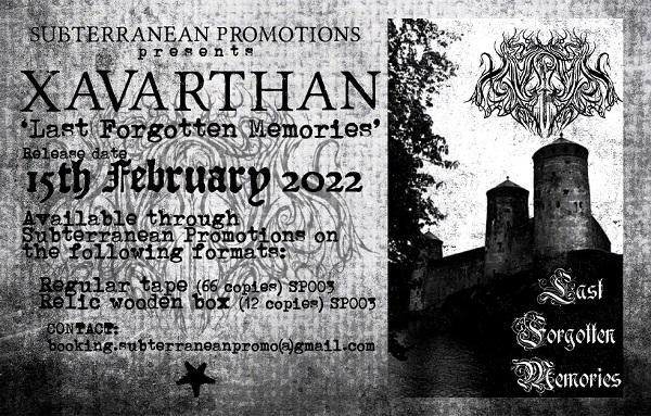 XAVARTHAN 'Last Forgotten Memories' Tape
