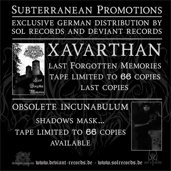 Xavarthan & Obsolete Incunabulum